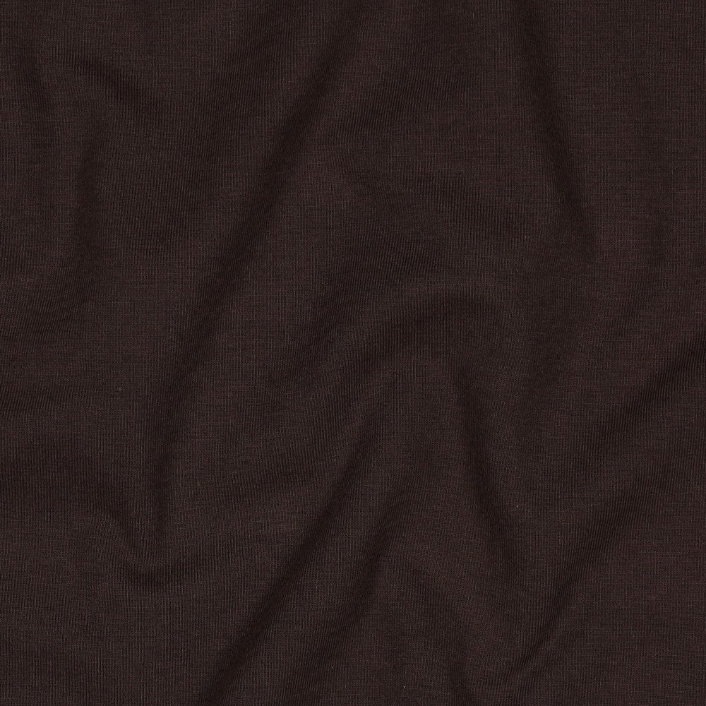 Jersey uni dunkelbraun
