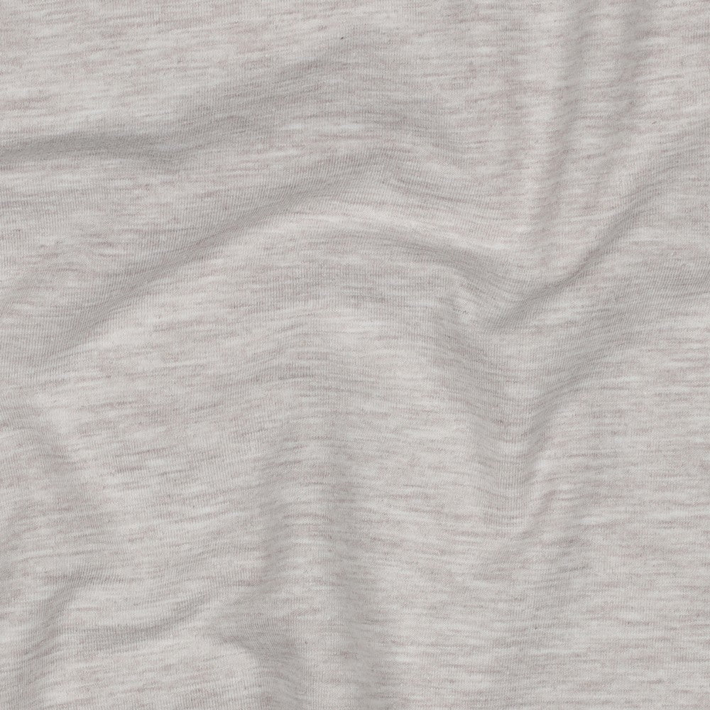 Jersey uni hell beige meliert