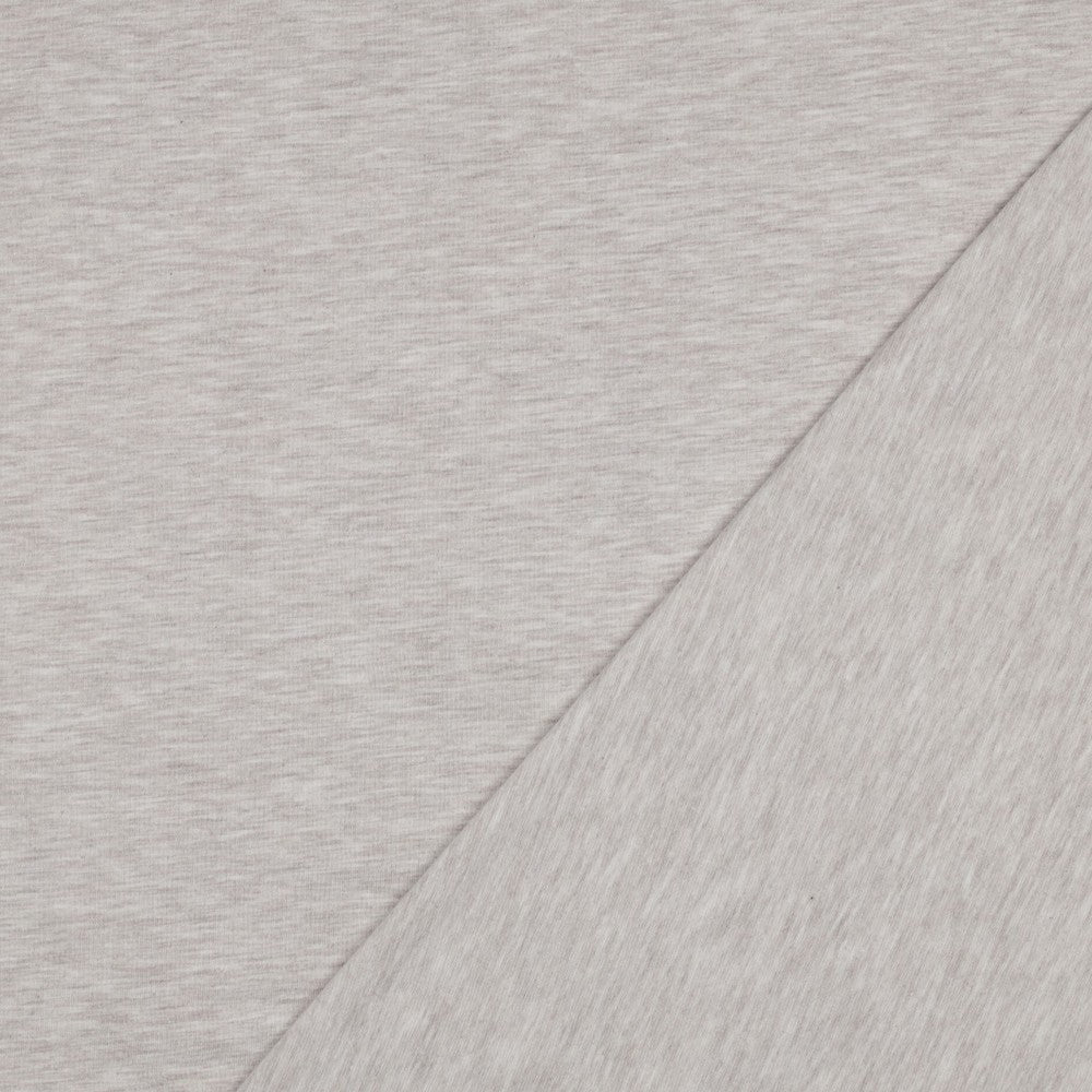 Jersey uni hell beige meliert