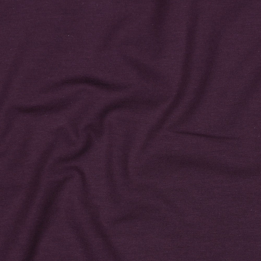 Jersey uni dunkel violett