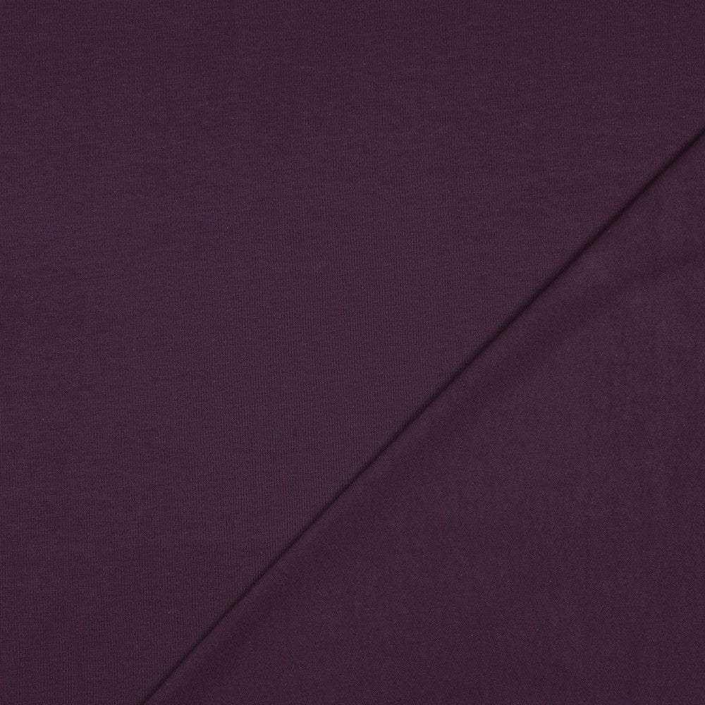 Jersey uni dunkel violett