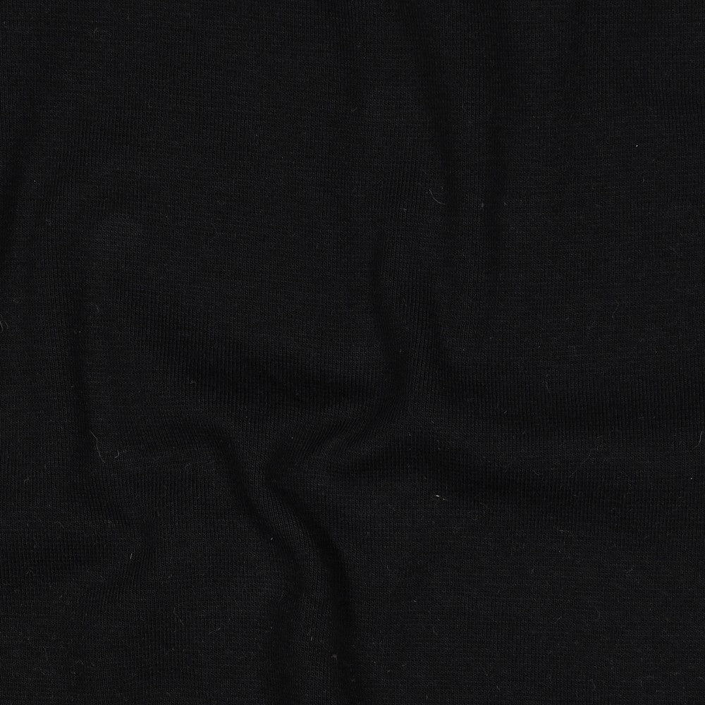 Bündchen uni schwarz