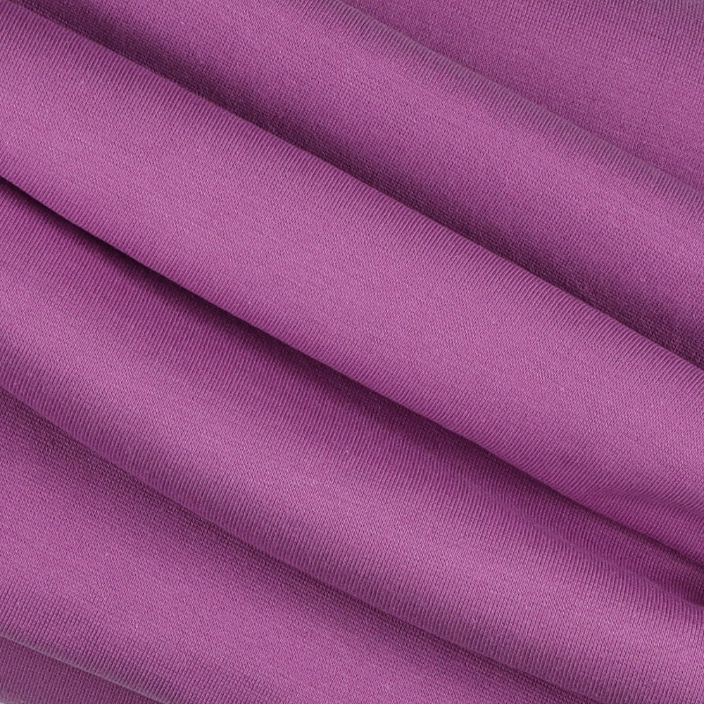 Bündchen uni light violet lila