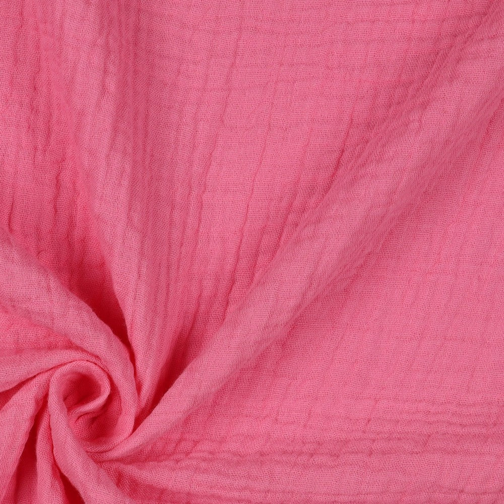 Musselin uni pink