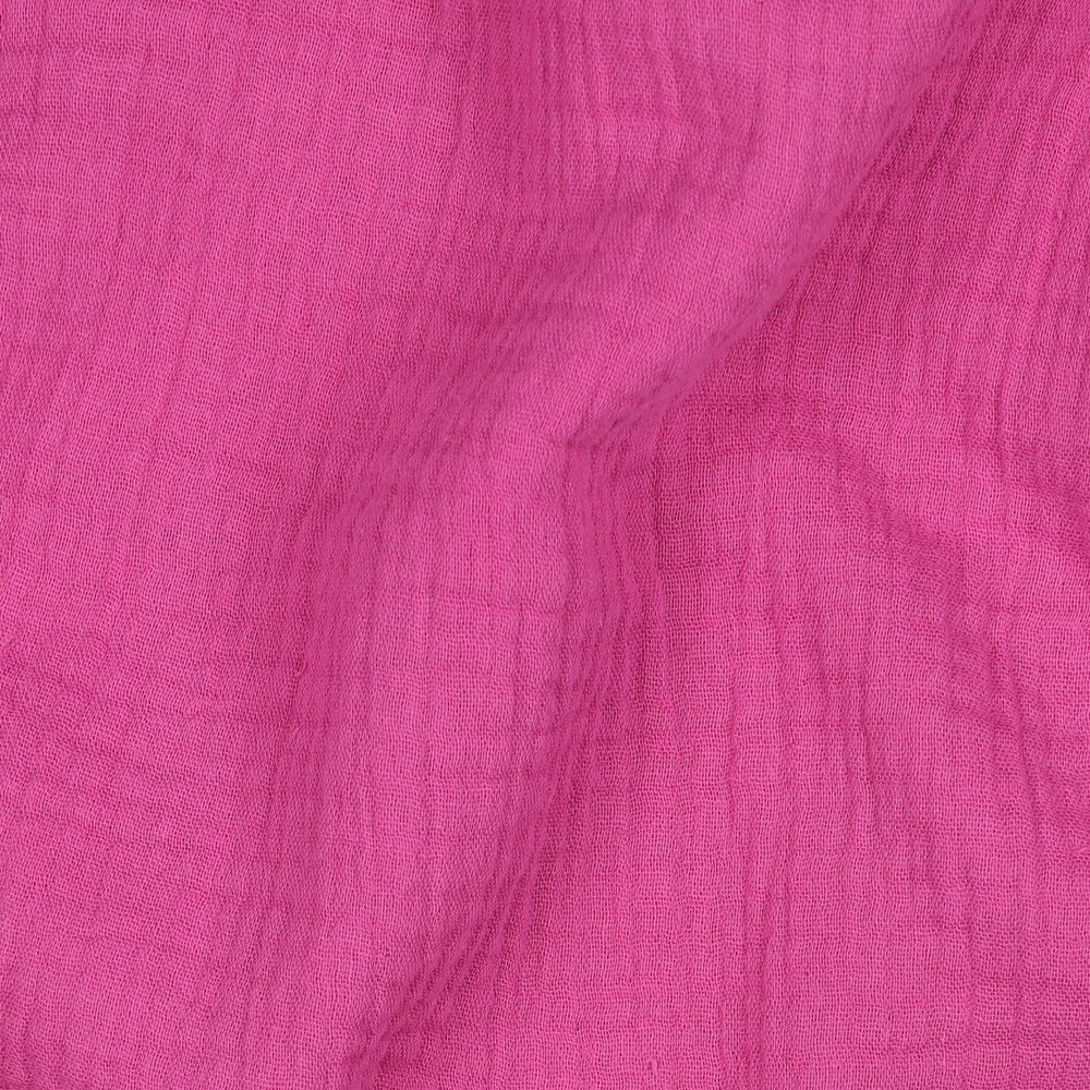 Musselin uni cerise beere