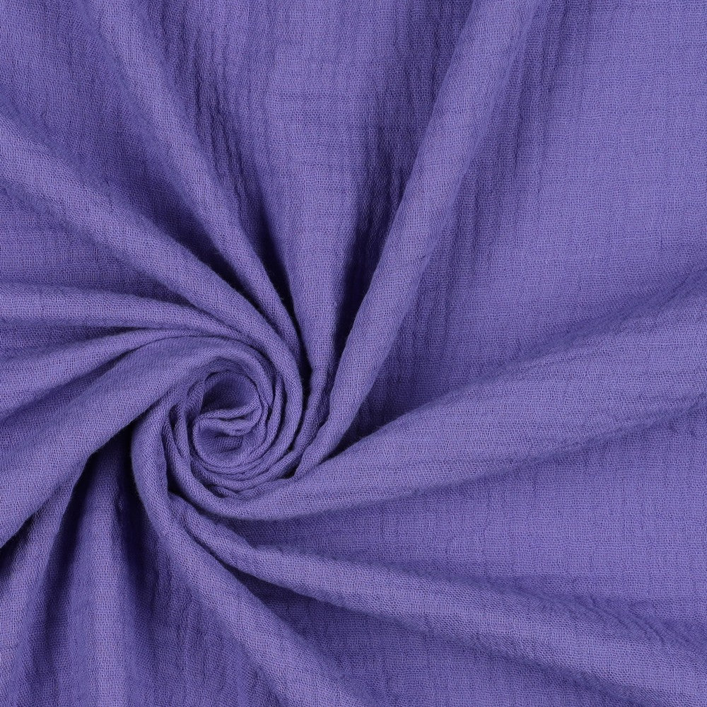Musselin uni lila lavender