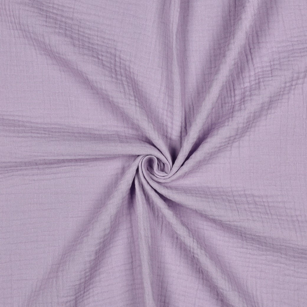 Musselin uni dunkel lilac
