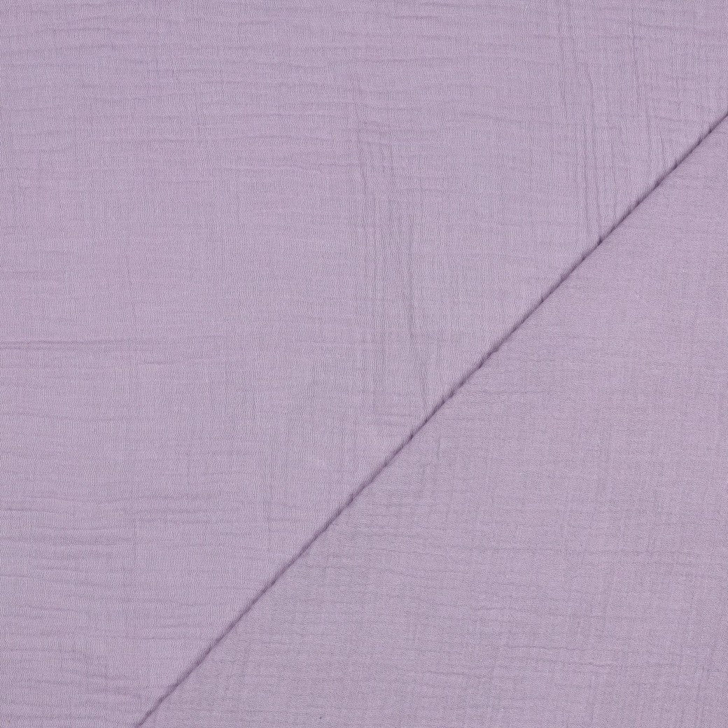 Musselin uni dunkel lilac