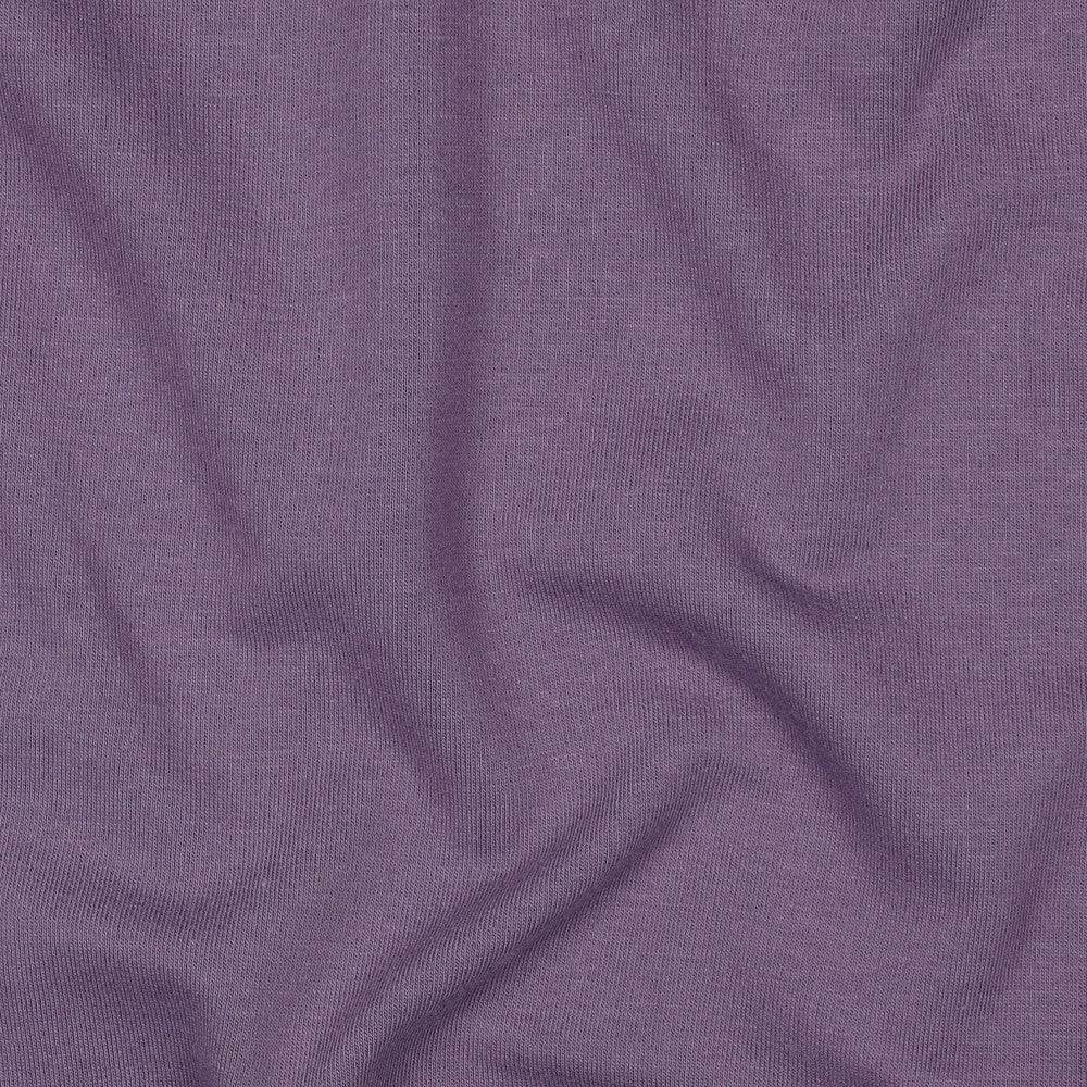 Sweat Soft Bio uni mauve traube