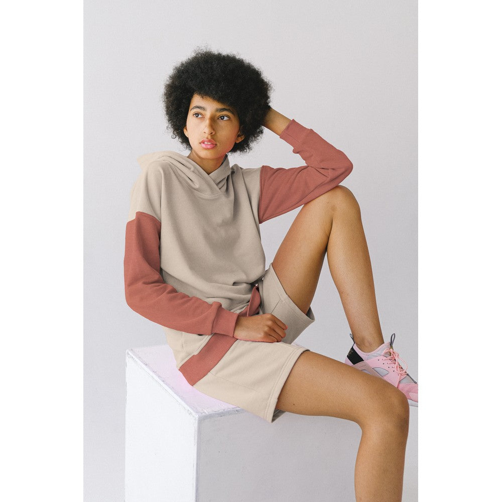 Sweat Soft Bio uni mauve traube