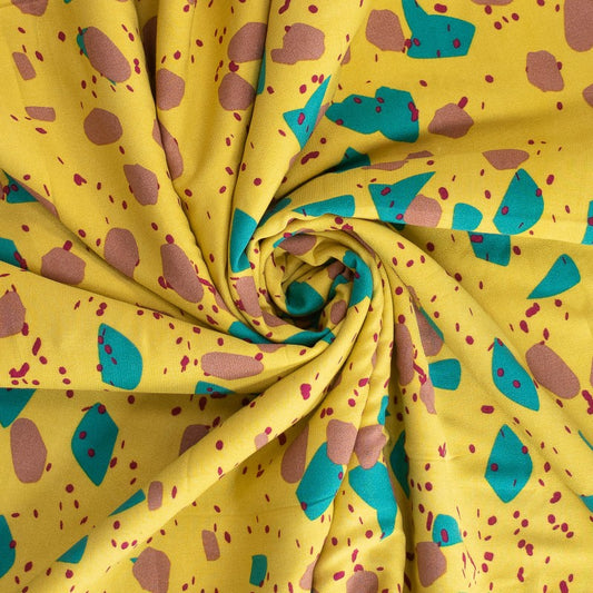 Viskose Bluse Crepe Print Monet