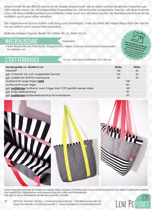 Lenipepunkt TRAGE.tasche Taschen #135