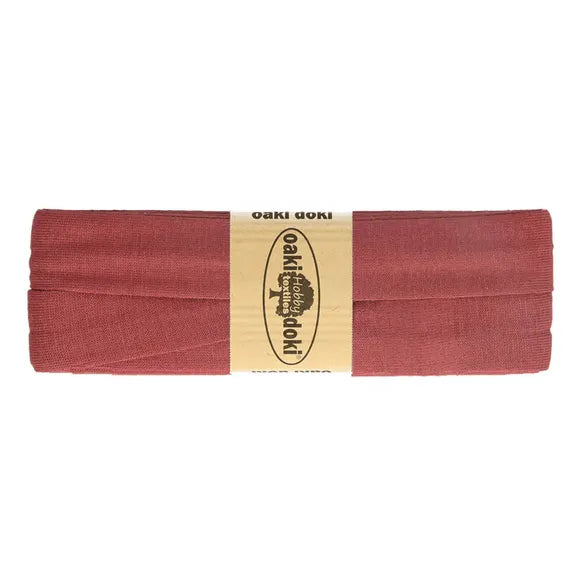 Jersey Schrägband 40/20mm Coupon blassrot