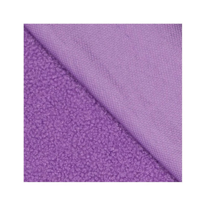 Teddystoff Plüsch violett