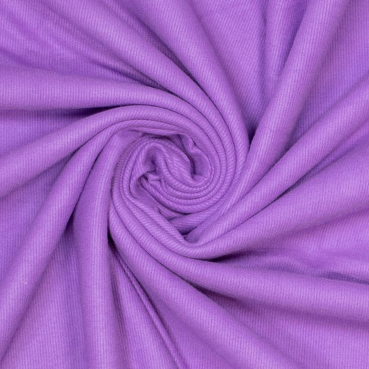Rippenjersey Double Brushed superweich orchidee