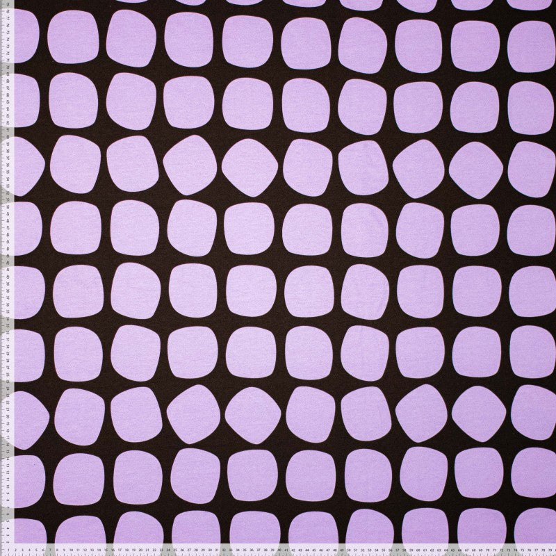 Sweat Big Dots braun lila