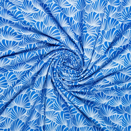 Canvas Beachy Shells blau