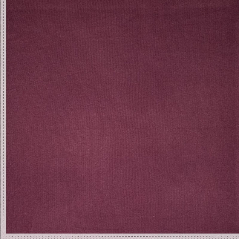 Rippenjersey Double Brushed superweich bordeaux