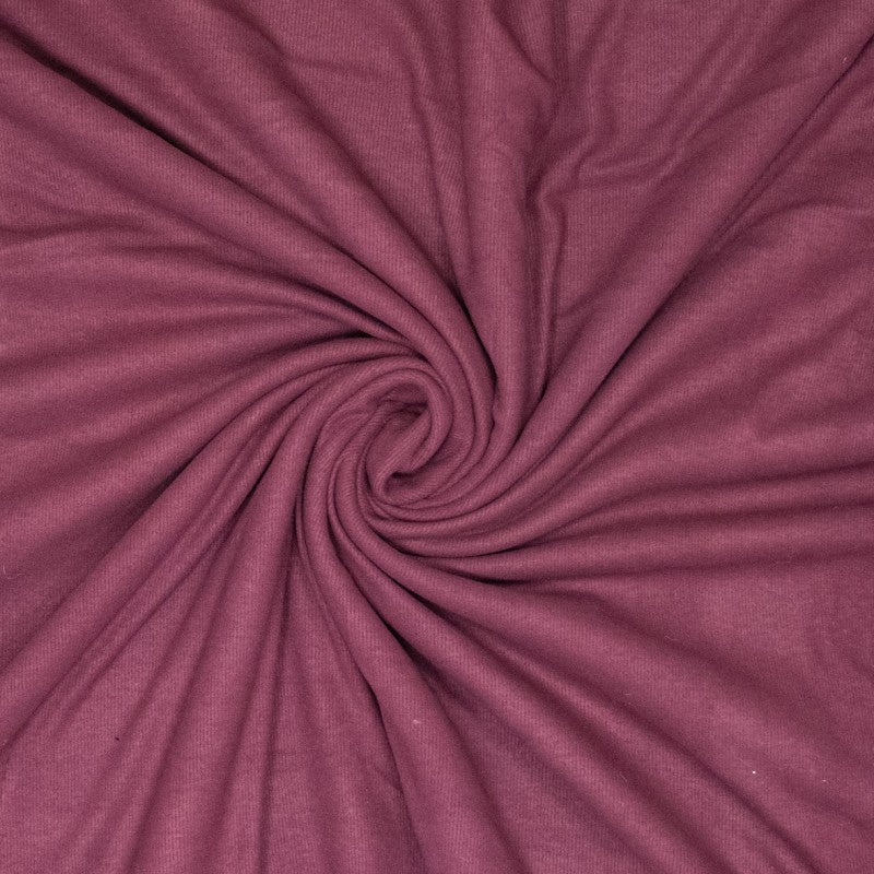 Rippenjersey Double Brushed superweich bordeaux