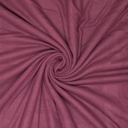 Rippenjersey Double Brushed superweich bordeaux