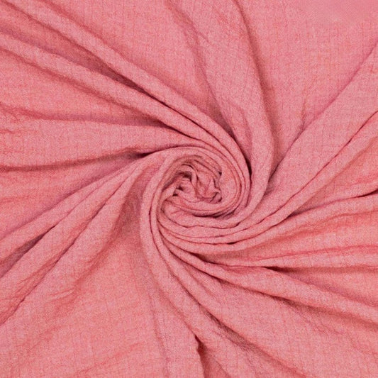Viskose Woven Bubble Fibre Mood rot