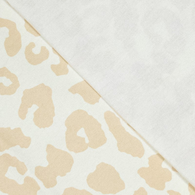 Canvas Animalprint Leo beige ecru