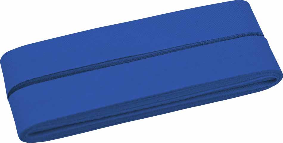 Baumwoll Schrägband gefalzt 40/20 blau