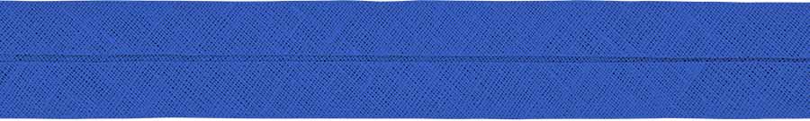 Baumwoll Schrägband gefalzt 40/20 kobaltblau