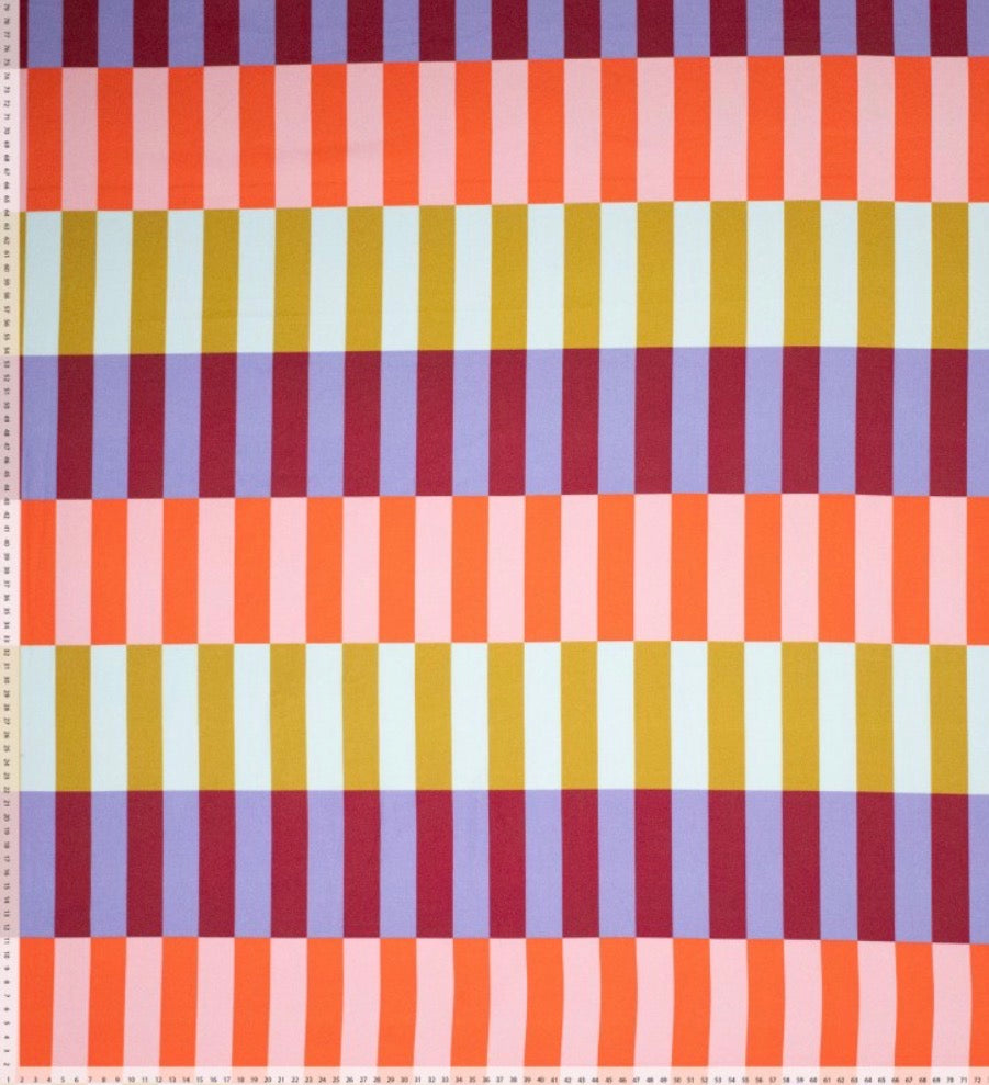 Baumwolle digital Ilja Blocks orange