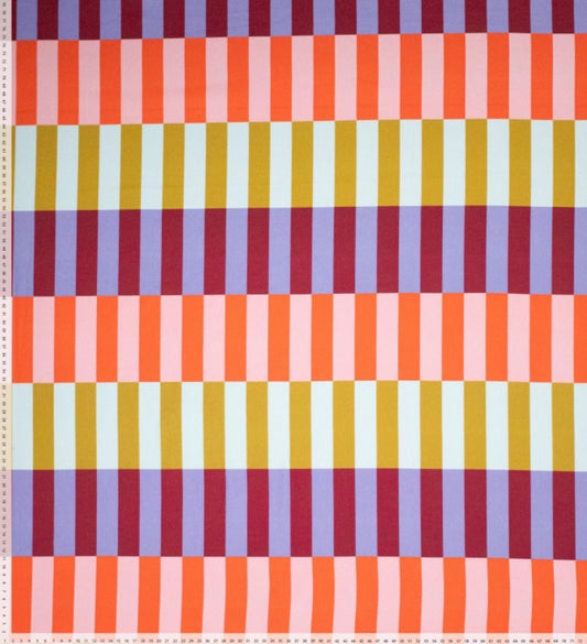 Baumwolle digital Ilja Blocks orange