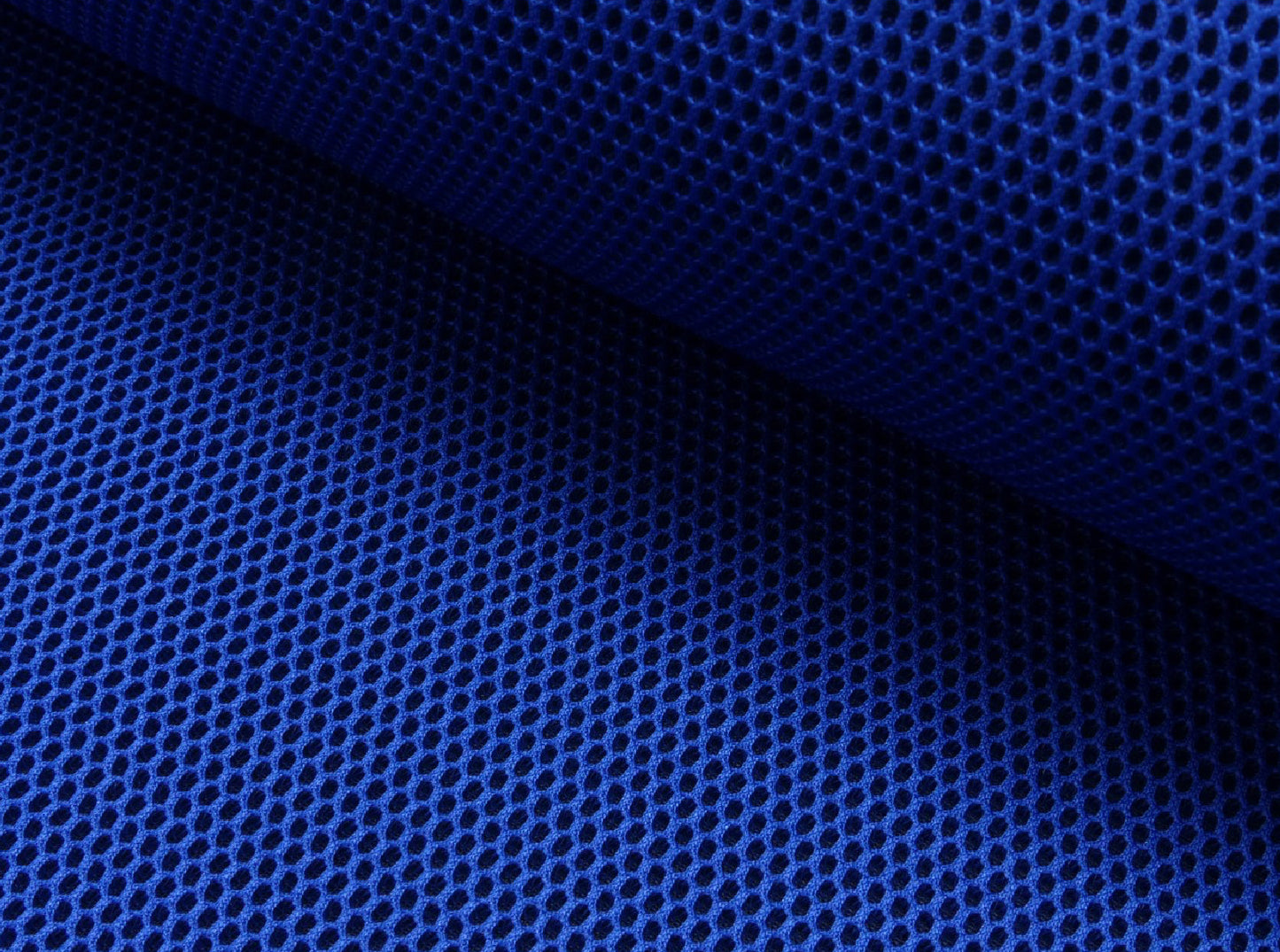 Netz 3D Mesh mit Geweberücken royalblau