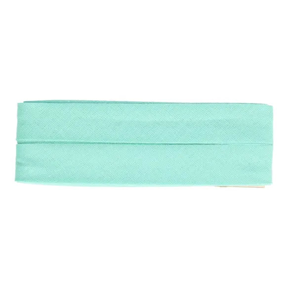 Baumwoll Schrägband gefalzt 40/20 mint