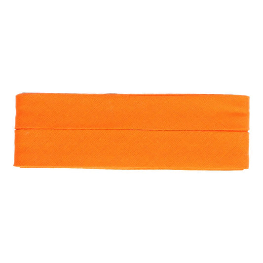 Baumwoll Schrägband gefalzt 40/20 orange