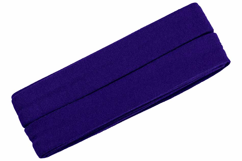 Jersey Schrägband 40/20mm Coupon knallig lila