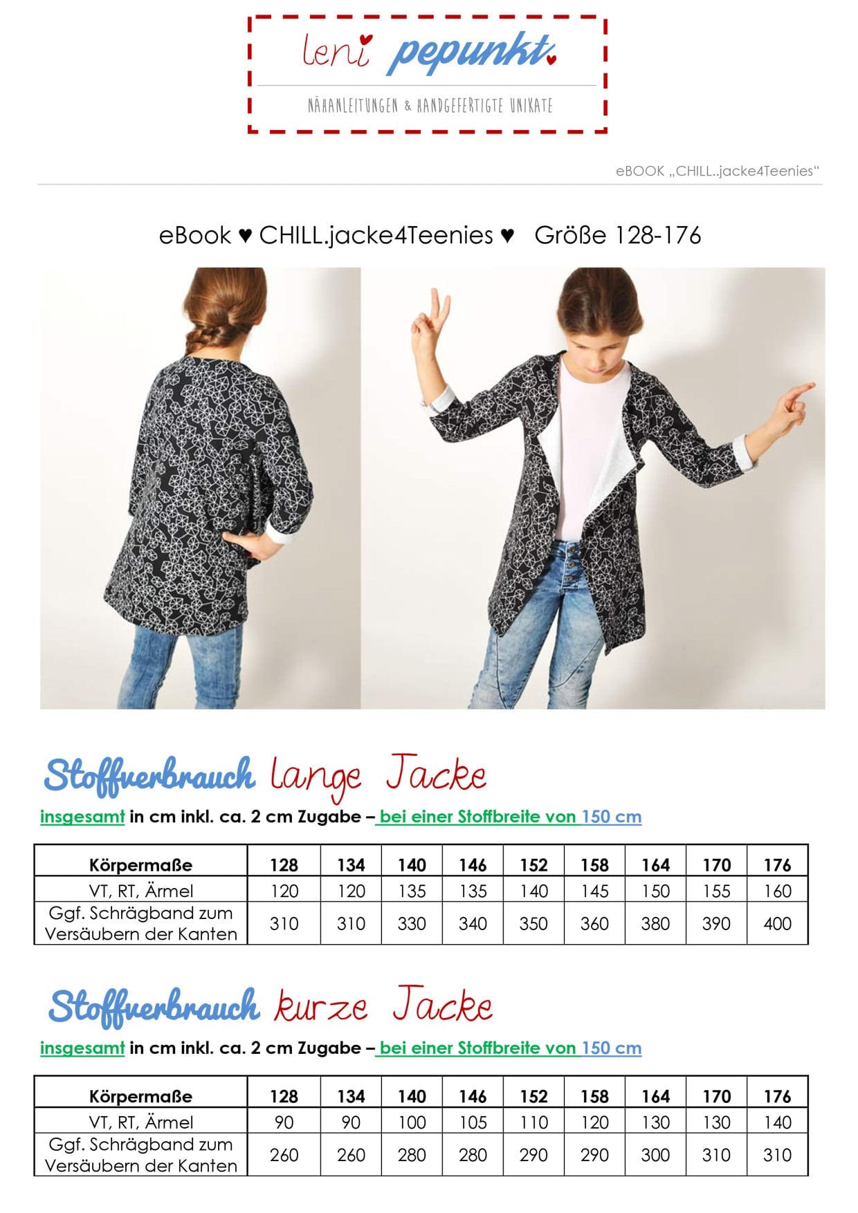 Lenipepunkt CHILL.jacke Teens #92
