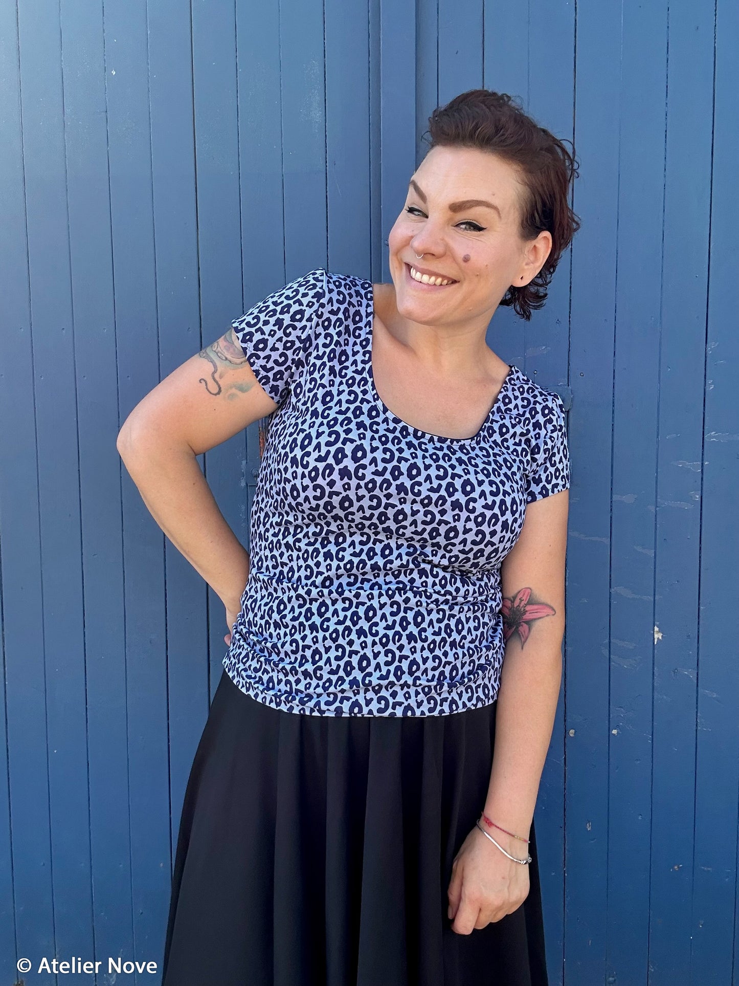 Jersey Happy Leo by cherry picking hellblau dunkelblau