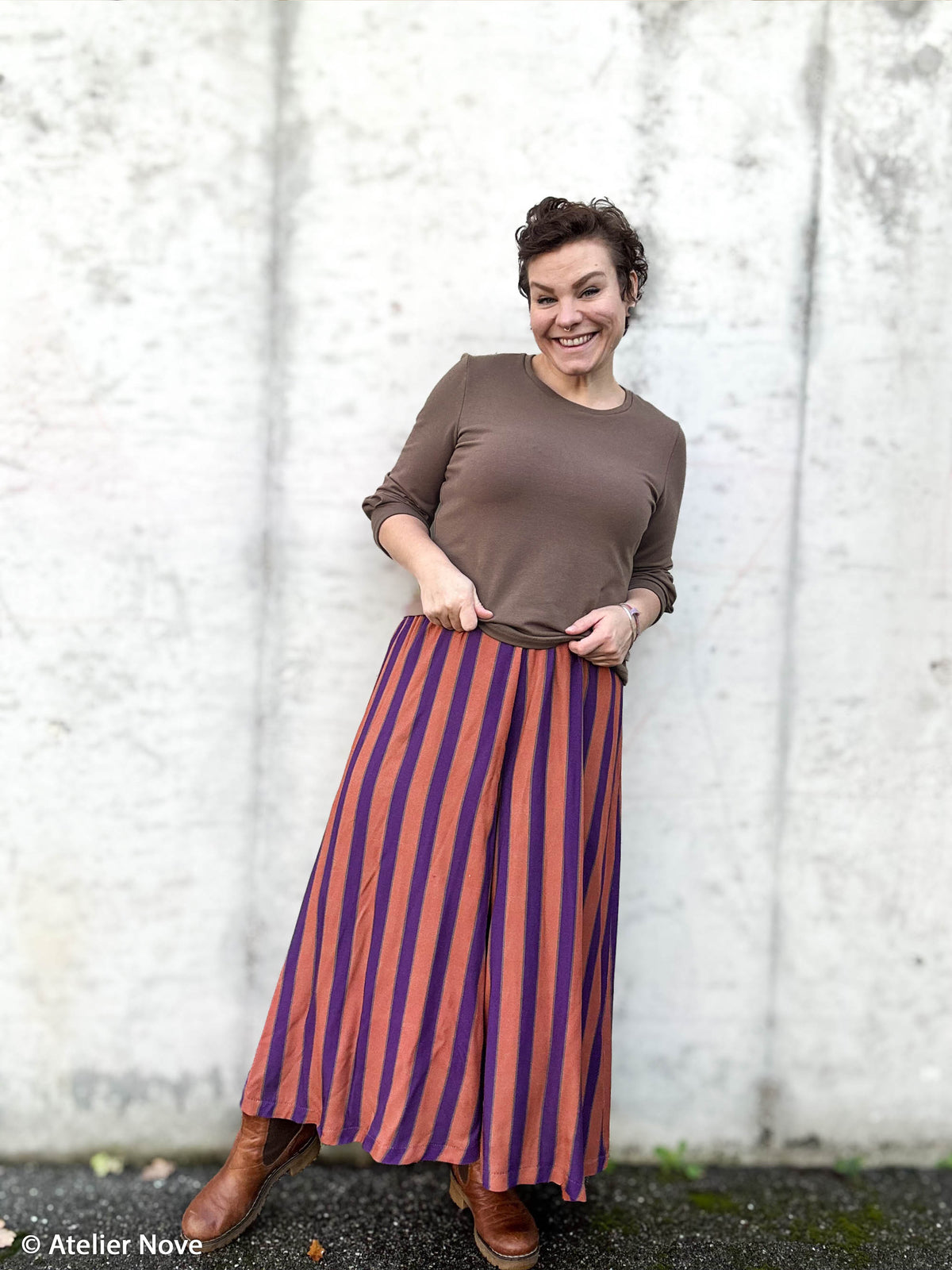 BALD ERHÄLTLICH - Viskose Bluse Sunday Mood by Cherry Picking lila terracotta