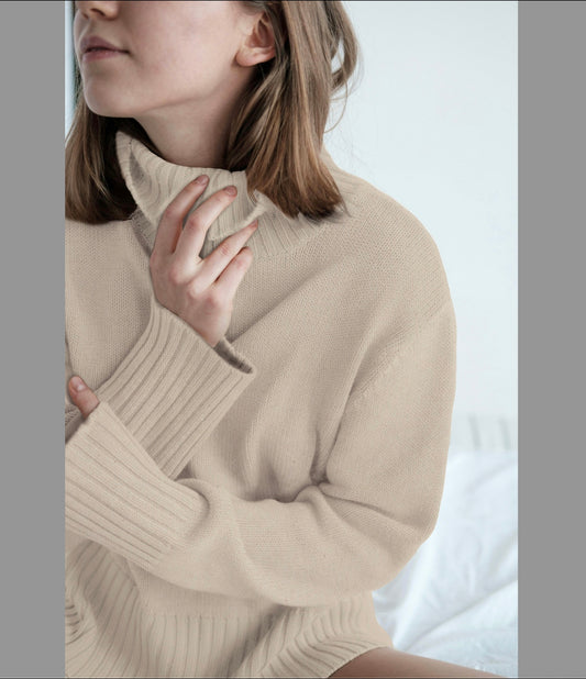 Strick Cotton Knitted natural