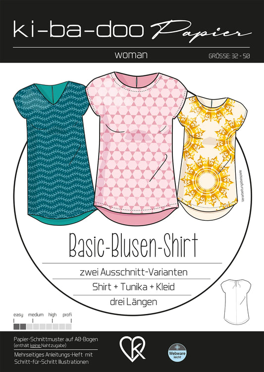Ki-ba-doo Basic Blusen Shirt Damen