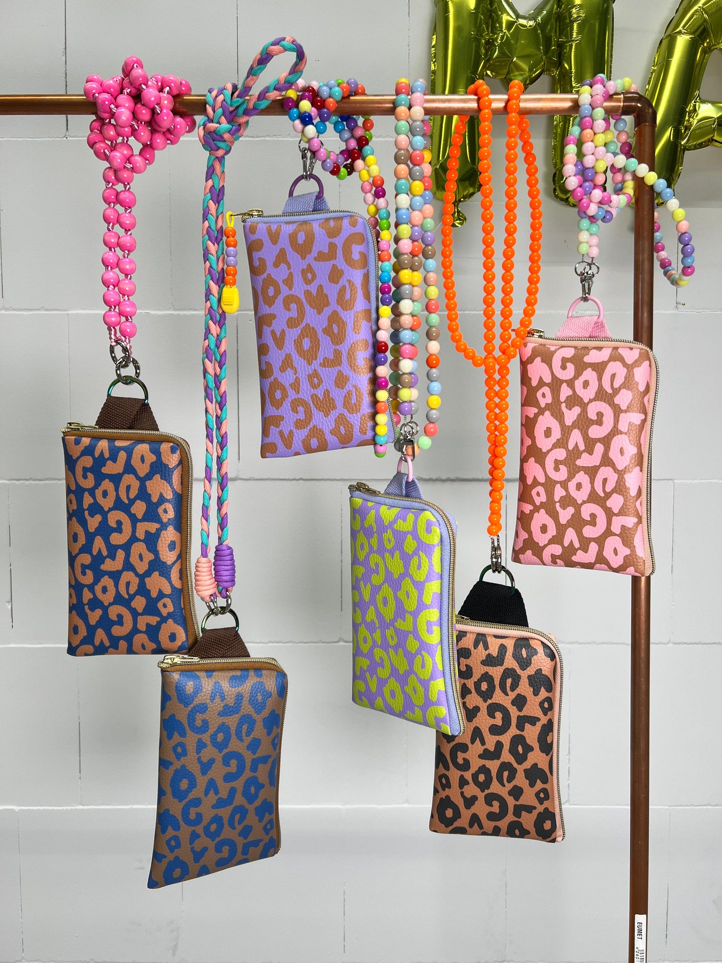 Kunstleder Happy Collection by Cherry Picking Leo blau ocker