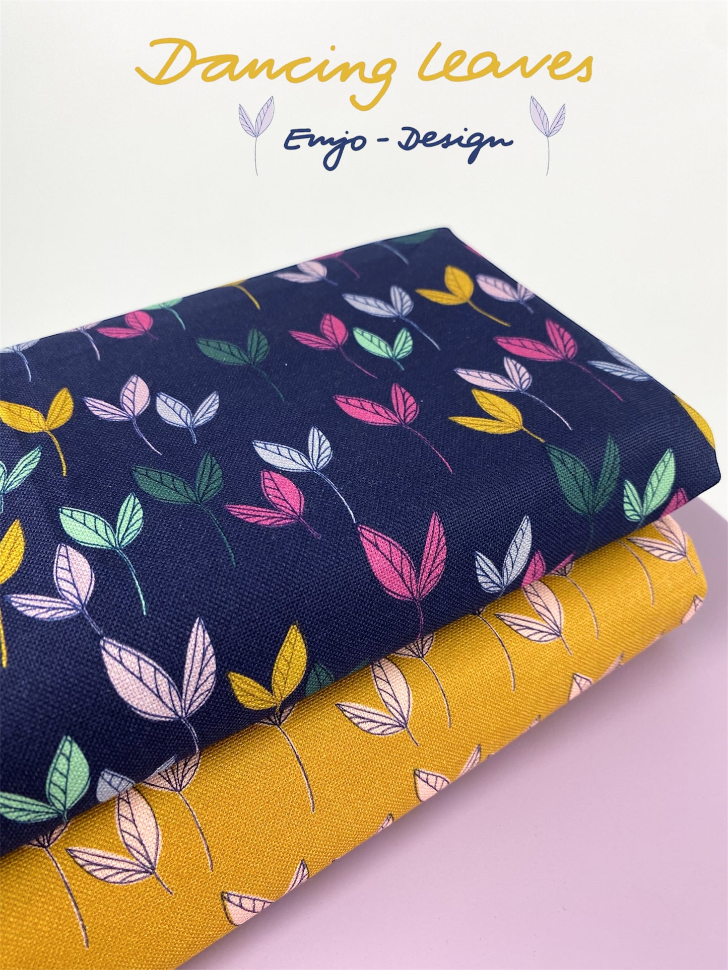 Canvas Dancing Leaves by Emjo Design