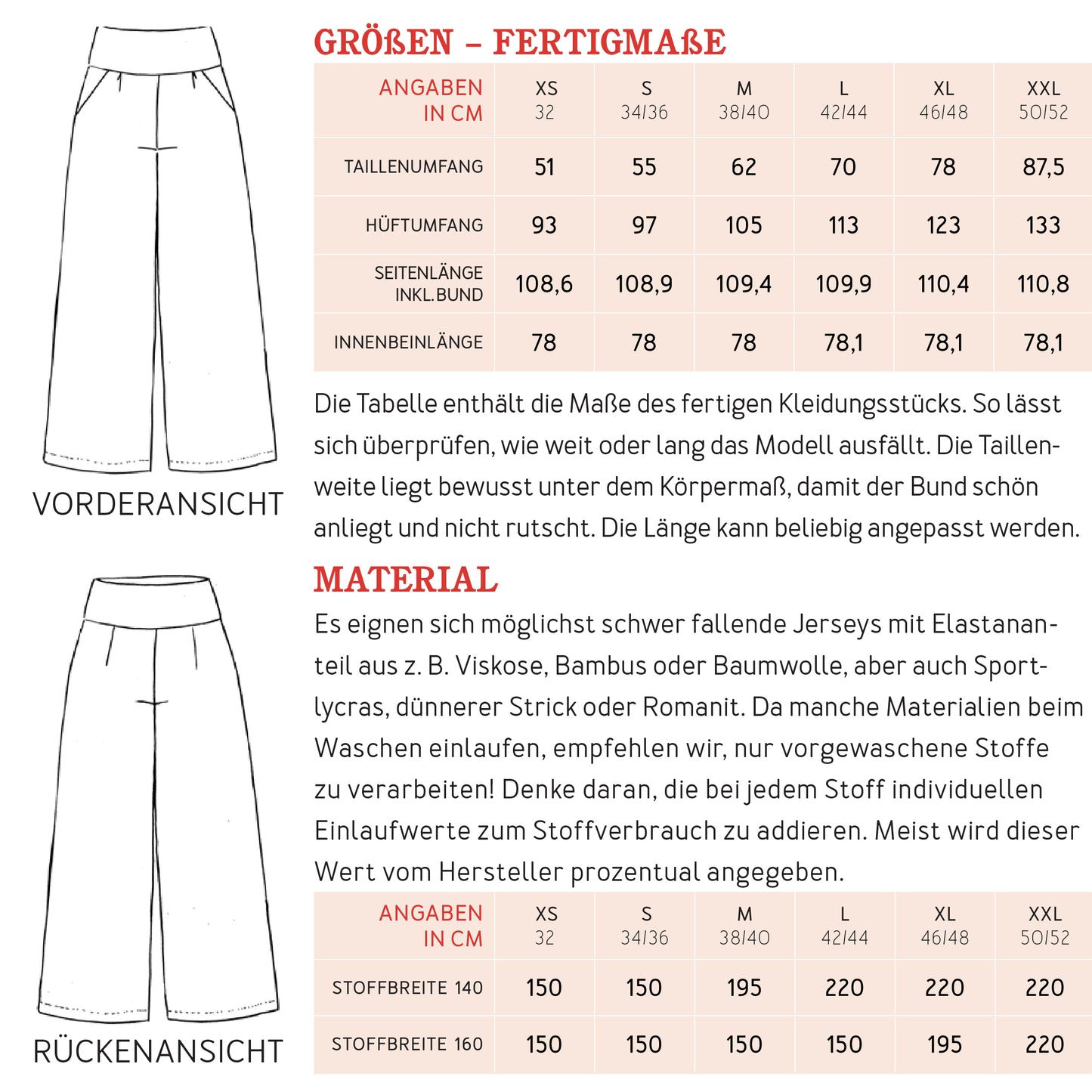 STUDIO SCHNITTREIF FRAU ADA Hose Damen