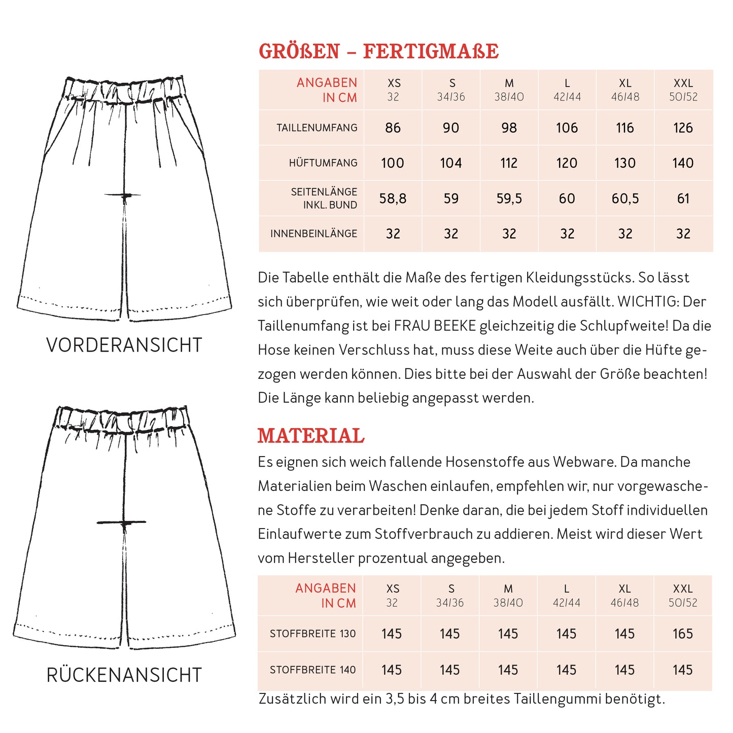 STUDIO SCHNITTREIF FRAU Beeke Bermuda Shorts Damen