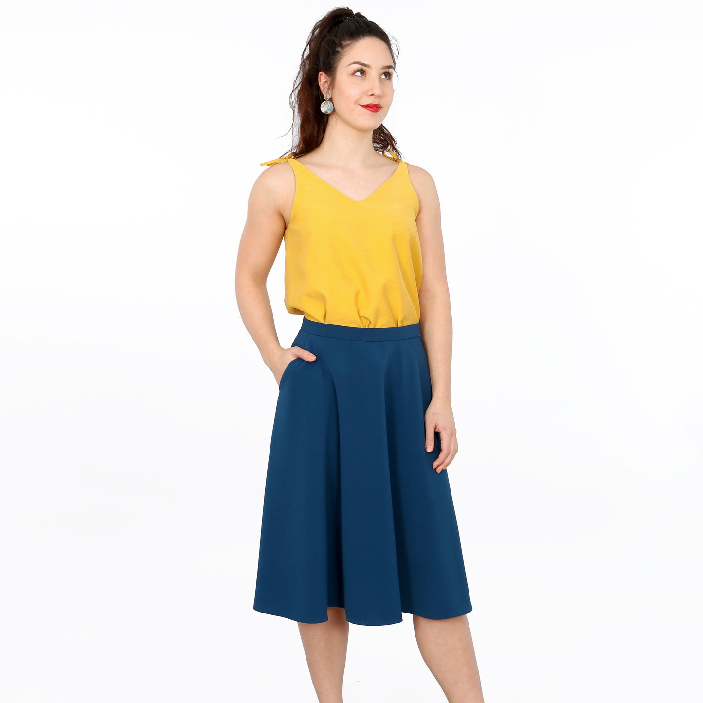 STUDIO SCHNITTREIF FRAU Bella Halbtellerrock Damen