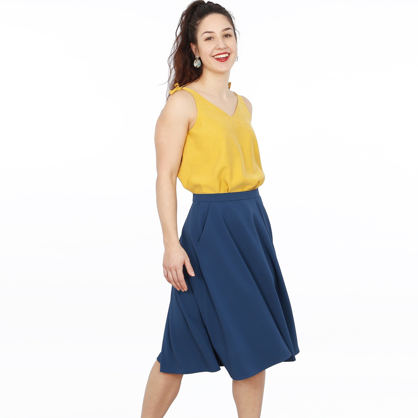 STUDIO SCHNITTREIF FRAU Bella Halbtellerrock Damen