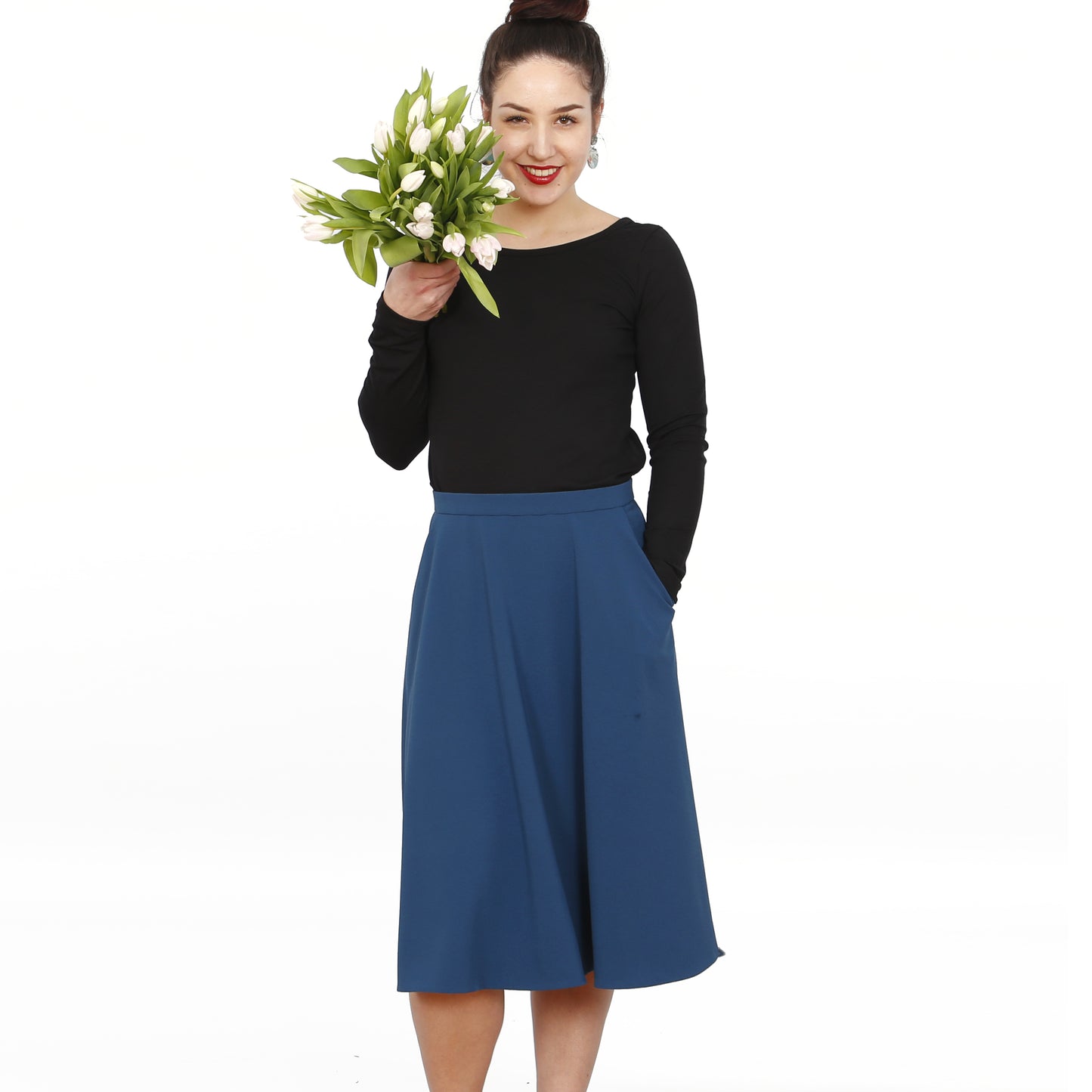 STUDIO SCHNITTREIF FRAU Bella Halbtellerrock Damen
