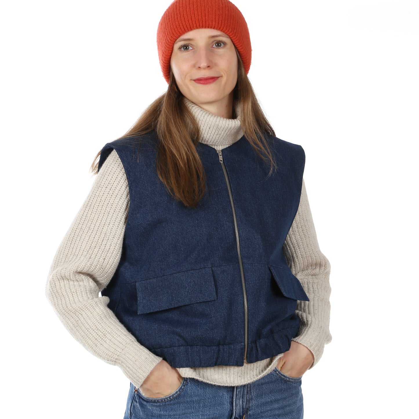 STUDIO SCHNITTREIF FRAU BORA Weste Damen