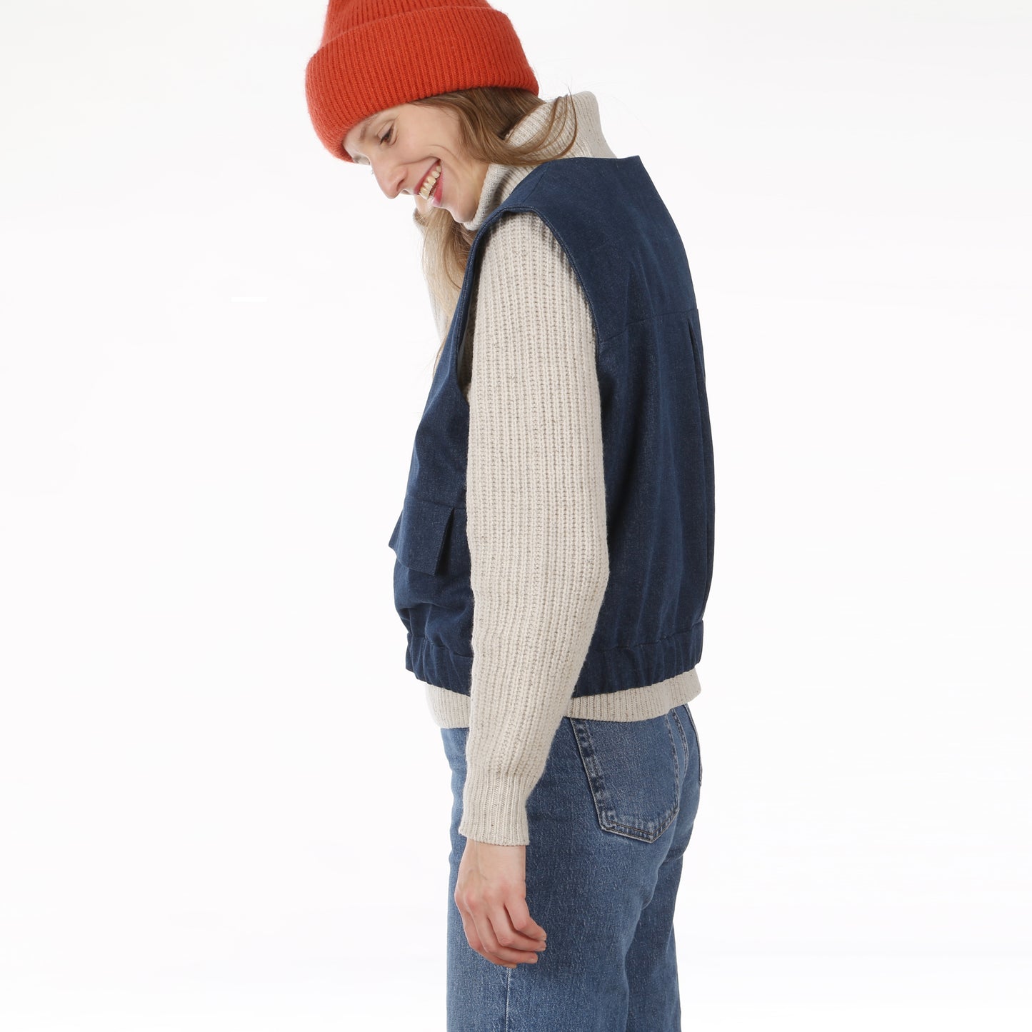 STUDIO SCHNITTREIF FRAU BORA Weste Damen