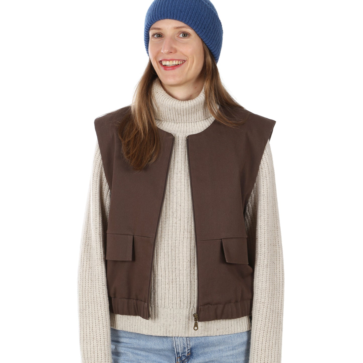 STUDIO SCHNITTREIF FRAU BORA Weste Damen