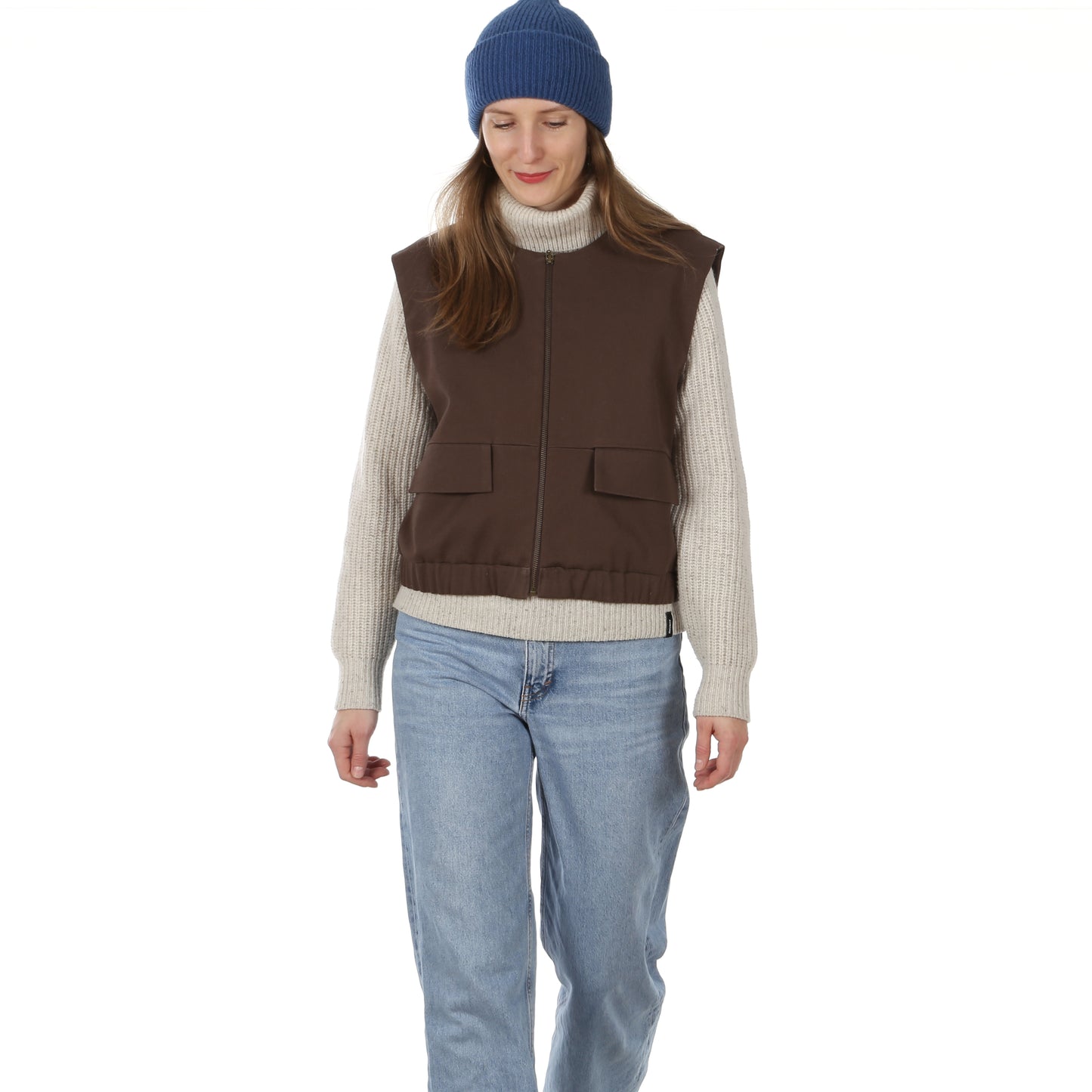 STUDIO SCHNITTREIF FRAU BORA Weste Damen